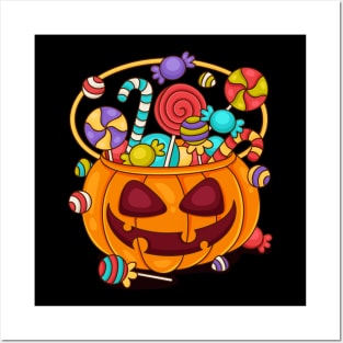 Halloween Candy Posters and Art